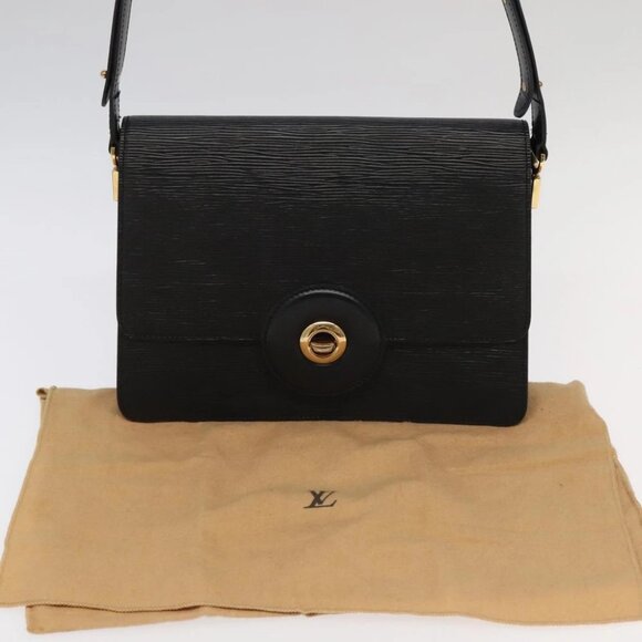 LOUIS VUITTON Epi Free Run Shoulder Bag Black - Picture 2 of 15